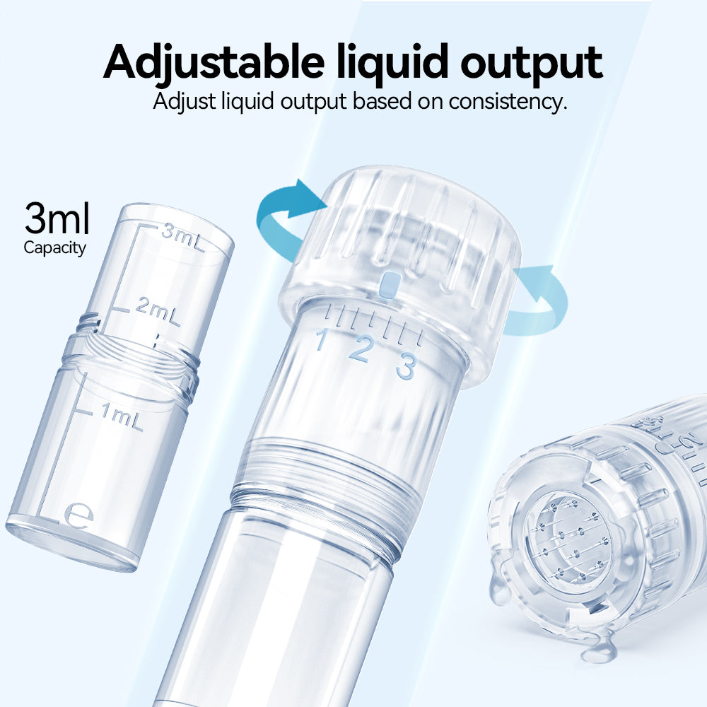 H5 분리형 3 ml 카트리지 용기와 수동 배출 링