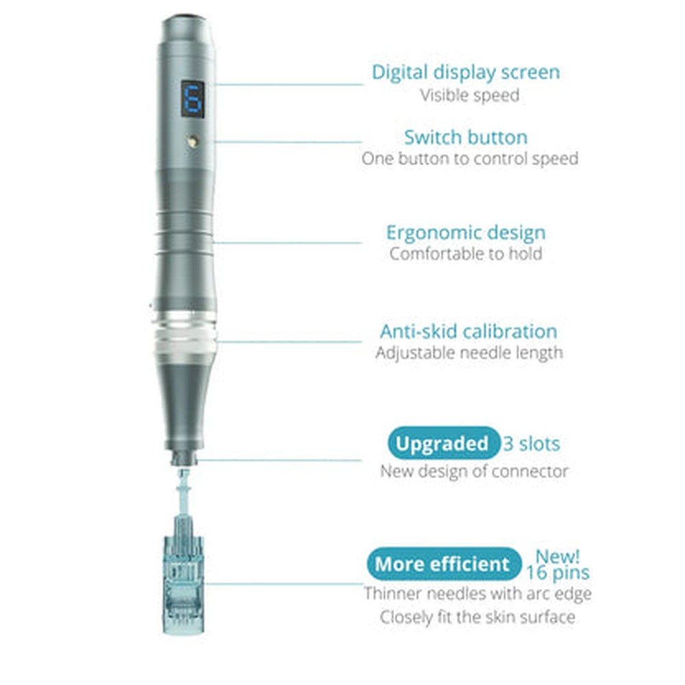 M8 화면·전원 버튼·조절 링·연결부 표시도